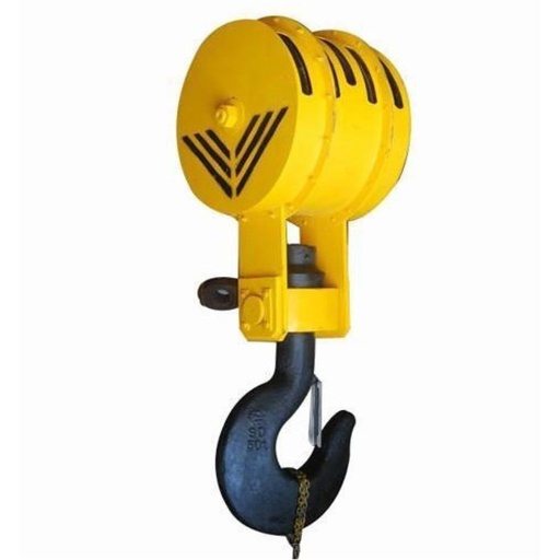 16 ton hook block 6/1 falls 17mm wire rope